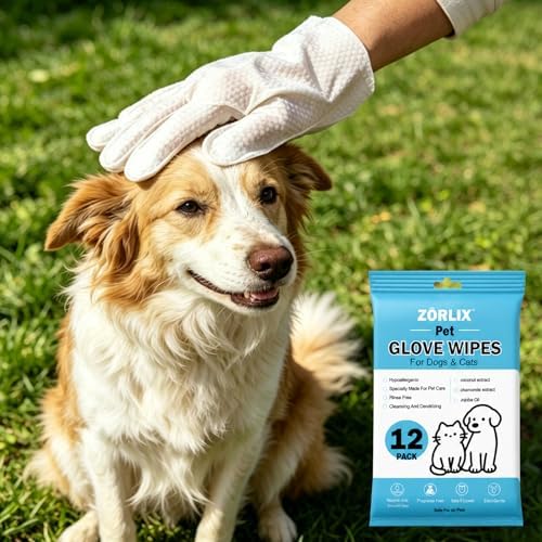96Pcs Bulk Hypoallergenic Pet Glove Wipes - Image 7