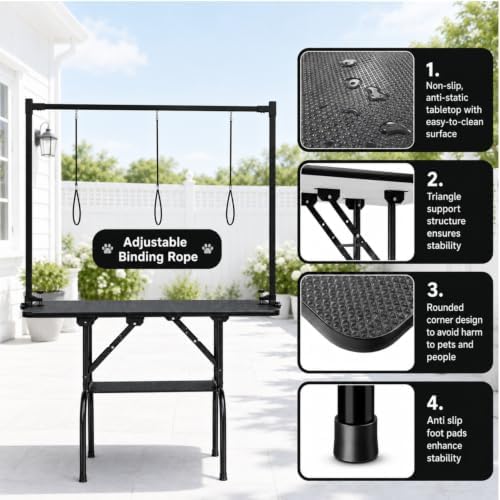 46 Inch Foldable Dog Grooming Table - Image 5