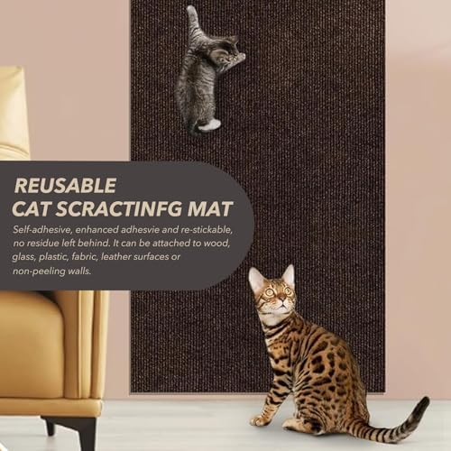78.7"x15.8" DIY Cat Scratch Furniture Protector, Self-Adhesive - Image 5