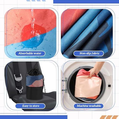 Hahafelt 2 Pack Car Seat Towel Cover - Image 6