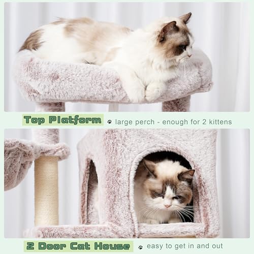 Gitelsnour Cat Tree, 43.3'' Cat Tower - Image 5