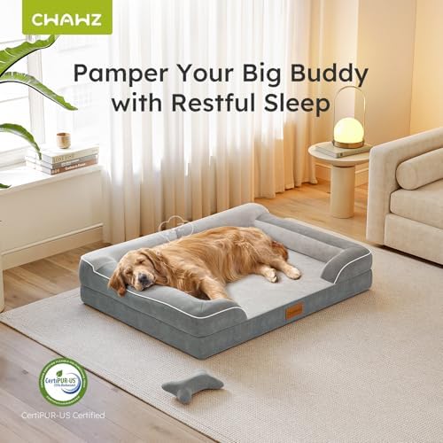 CWAWZ Jumbo Dog Beds for Extra Large Dogs, Orthopedic Dog Bed - Image 5