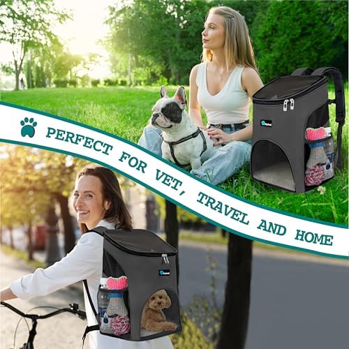 PetAmi Cat Backpack Carrier for Small Dogs and Large Cats, Airline Approved - Image 6