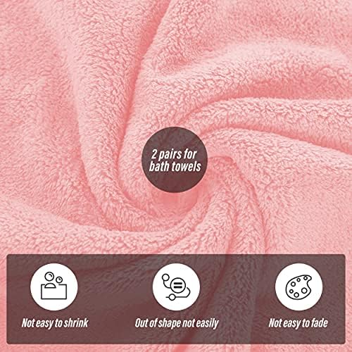 MOONQUEEN 2 Pack Premium Bath Towel Set - Image 4