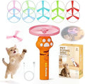 Cat Toy Disc Launcher, Rechargeable Interactive Cat Fetch Toy by Unknown