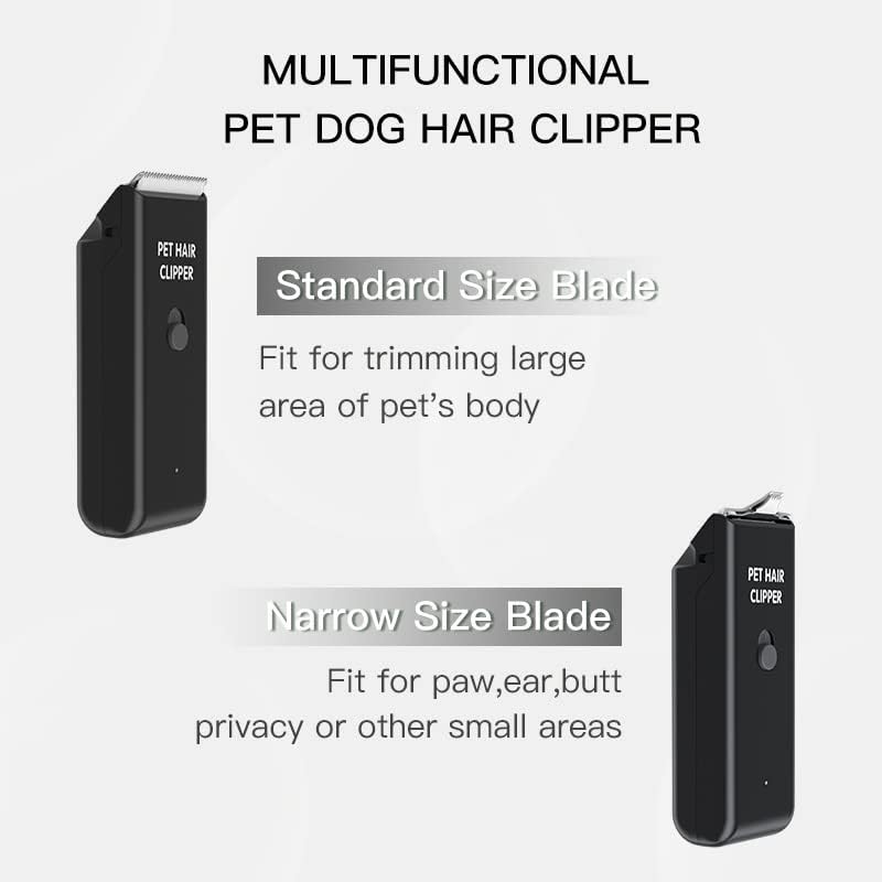 Feet Hair Trimmer, Dog Clippers, Quiet Washable USB Rechargeable Cordless Dog - Image 6