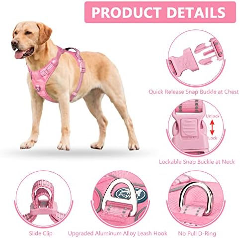 PoyPet No Pull Dog Harness, Reflective Vest - Image 3