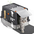 Stainless Steel Litter Box by Bsemax