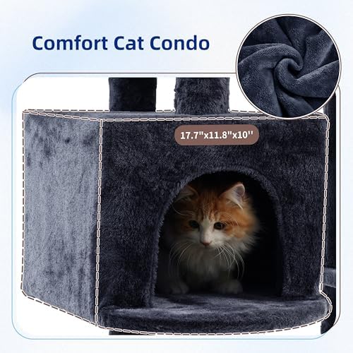 Gitelsnour 55.1'' Cat Tree Tower - Image 3
