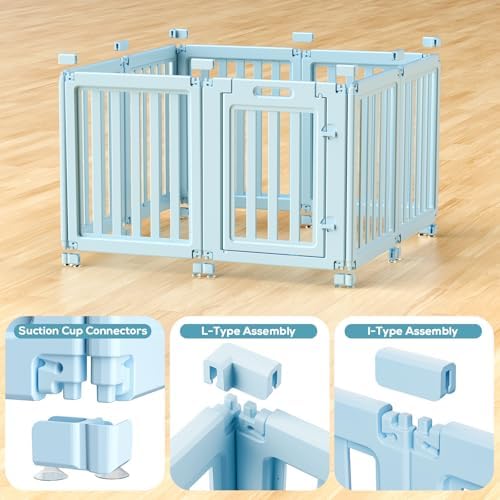 Dog Playpen Indoor, Puppy Playpen, 8 Panels - Image 4