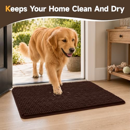 Ophanie Brown Door Mat Runner 48x30, Muddy Mats - Image 4