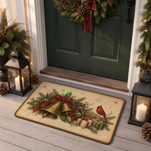 Christmas Take Off Your Shoes Doormat Winte Xmas Holiday Decorative - Image 4
