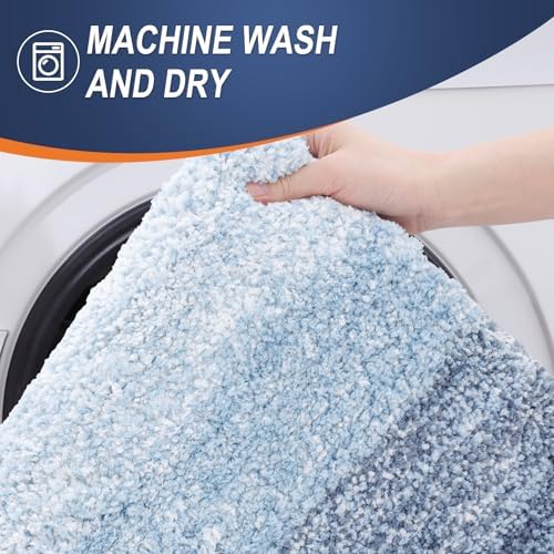 OLANLY Small Bathroom Rugs 30x18, Extra Soft Absorbent Microfiber Bath Rugs - Image 6