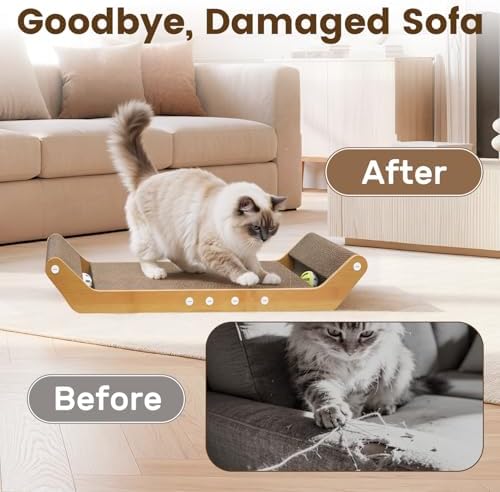 Cat Scratching Board Pad 24" Large Horizontal Bed - Image 6