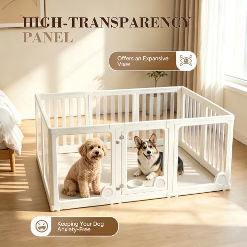 Heeyoo Clear Acrylic Dog Playpen - Image 6