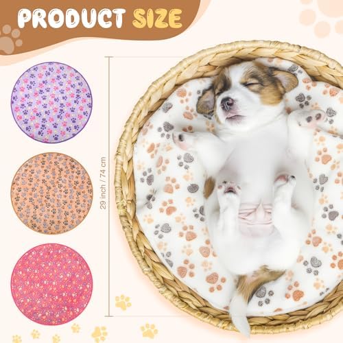 Tatuo 4 Pack Fleece Dog Blanket - Image 3
