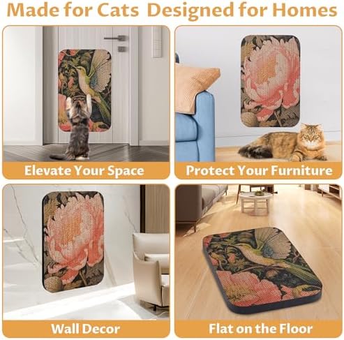 2 Pack Cat Wall Scratcher, Art Cat Scratching Board - Image 5