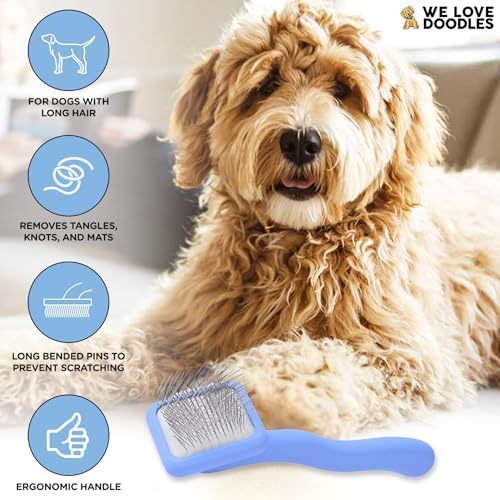 Slicker Brush for Dogs, Pet Grooming Brushes for Doodles & Poodles - Image 2