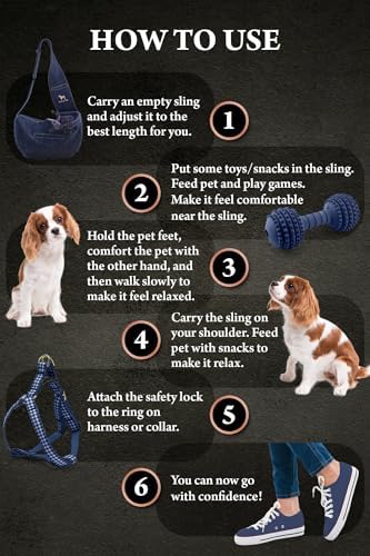 Noah & Paw Dog Carrier Sling for 3-10 lbs, Cat Carrier Bag - Image 6