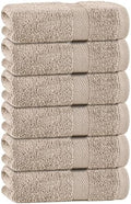 Wealuxe Taupe Hand Towels 16x27 Inch by WhiteClassic