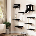 7-in-1 Cat Wall Shelves, Wall Mounted Climber Set by NUNULAB