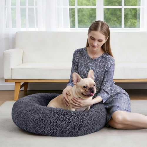 MIXJOY Orthopedic Dog Bed Comfortable Donut Cuddler Round Pet Beds Ultra Soft - Image 7