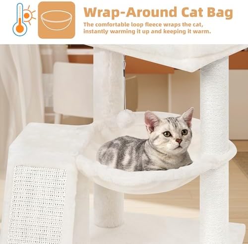 YOUPET Cat Tree with Cat Scratching Post - Image 5