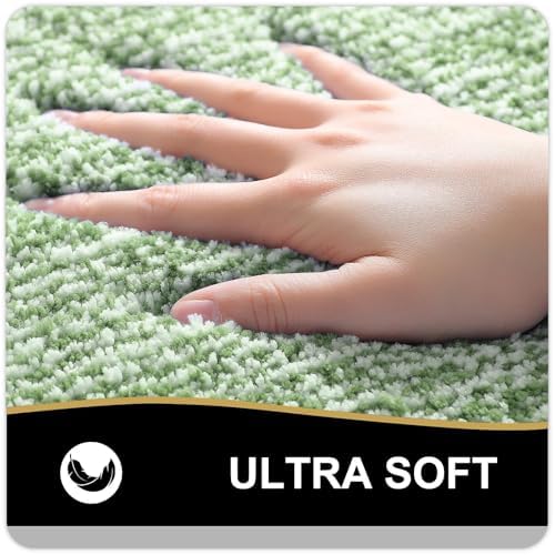 OLANLY Bathroom Runner Rugs 44x24, Long Bath Mats - Image 2