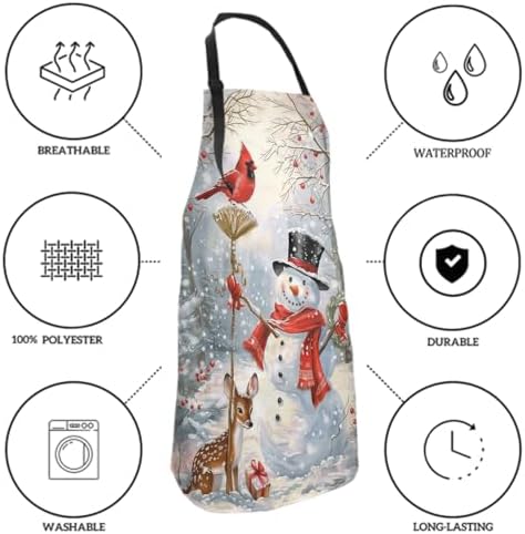 Giwawa Apron Unisex Resistant 33 x 28 inches - Image 6