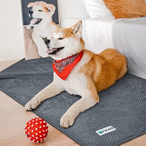 PetAmi Waterproof Dog Blanket, Leakproof Puppy Blanket, 29x40 Dark Gray - Image 5