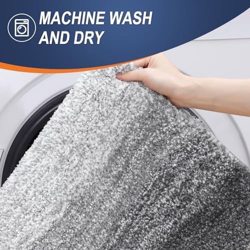 OLANLY Bathroom Runner Rug 54x24, Extra Soft Absorbent Microfiber Bath Rugs - Image 6