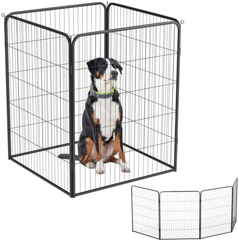 BestPet | Dog Playpen Extender | 40", 4 Panels | Expandable Design by BestPet