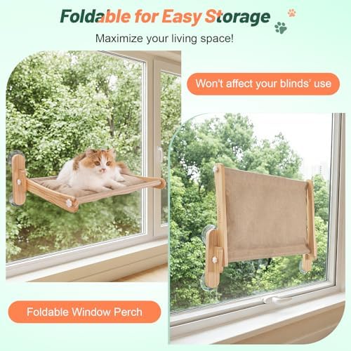 Large Foldable Cat Window Perch - Image 3