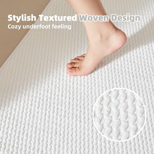 TYUU Bathroom Rugs Non Slip Washable, Super Absorbent Thin Bath Mat Quick Dry - Image 3