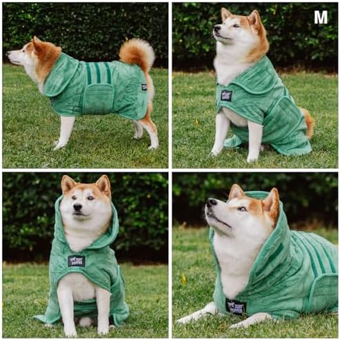 Tuff Pupper Fast Drying Dog Bath Robe | 800 GSM Plush Dog Towel - Image 3