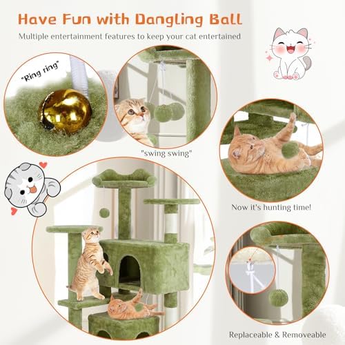 Sweetcrispy 54-inch Cat Tree Tower - Image 4