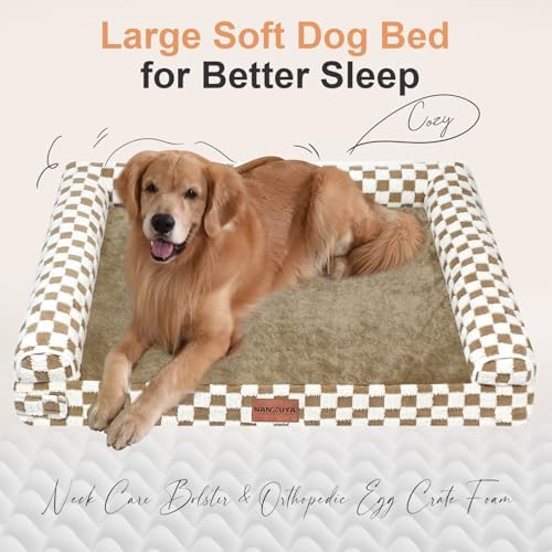 NANUYA Orthopedic Dog Bed for X-Large Dogs, 40 x 32 Inch - Image 2