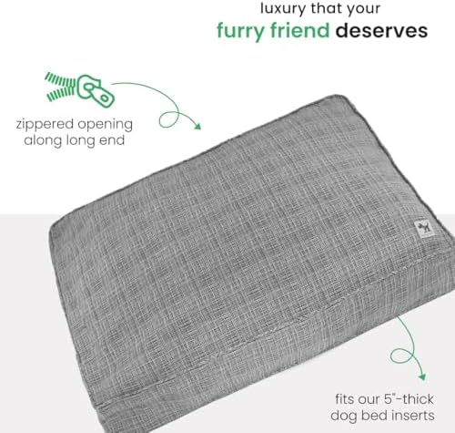 Molly Mutt River Dog Bed Duvet Cover, 100% Cotton Canvas Cover - Image 5