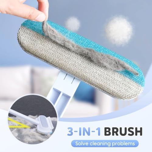 Long Handle Pet Hair Remover Brush, Reusable Cleaning Brush - Image 2