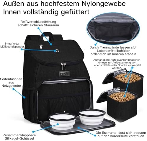 BAGLHER丨Dog Travel Bag, Airline Approved Pet Supplies Backpack, Dog Travel - Image 4