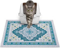 Glittme Cat Litter Mat 24"x15" Non-Slip Washable Trapping Mat by Glittme