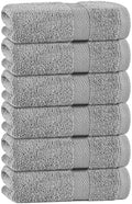 Wealuxe Light Gray Hand Towels 16x27 by WhiteClassic
