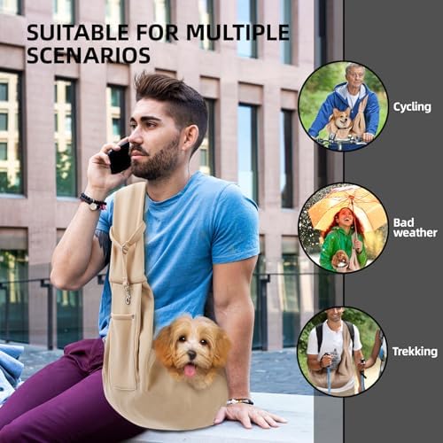 ARZQUT Dog and Cats Carrier Sling, Small Pet Carrier - Image 2