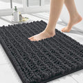 Smiry Bathroom Rugs 24X16, Extra Soft Rubber Backing Chenille Bath Mats by Smiry