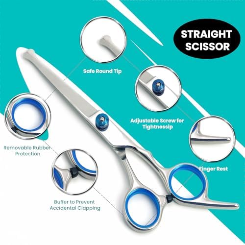 MEDUWEDU 7 in 1 Dog Grooming Scissors Set - Image 2