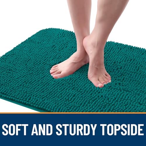 OLANLY Dog Door Mat for Muddy Paws 30x20, Super Absorbent Chenille Mud Mat - Image 4