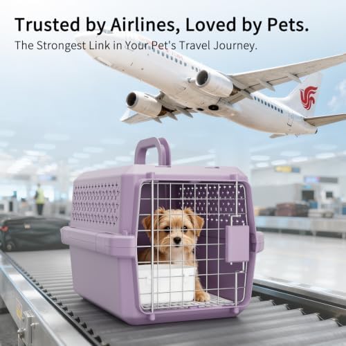 RIZZARI Crate Small Animal Carrier: Secure Lock Ventilated Shell Design - Image 5