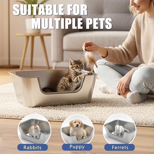 Stainless Steel Cat Litter Box - Image 4