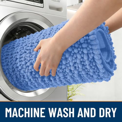 OLANLY Dog Door Mat for Muddy Paws 30x20, Ultra-Absorbent Chenille Mud Mat - Image 5