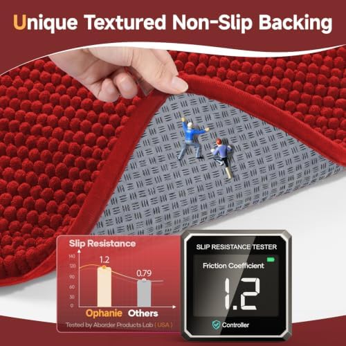 Ophanie Red Door Mat Runner 60x36, Muddy Mats - Image 3